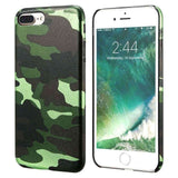 Military Camouflage Cool Men Leather Back Cover Case For iPhone 5, 6, 7