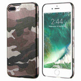 Military Camouflage Cool Men Leather Back Cover Case For iPhone 5, 6, 7